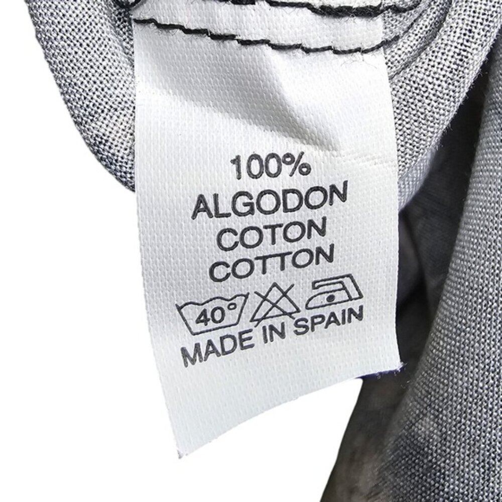 Elefantine Womens Long Sleeve Dark Grey Floral Collared Button Up Shirt Size M - Picture 8 of 8